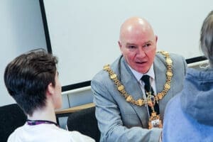 Mayor of Warrington with Priestley's College Council